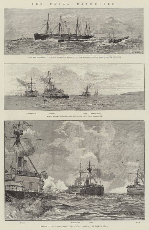 Námořní manévry od William Heysham Overend