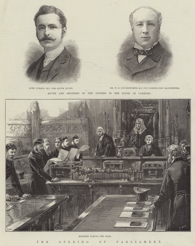 Otevření parlamentu od William Heysham Overend