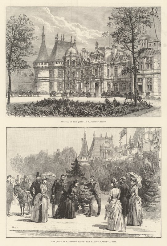 Královna na Waddesdon Manor od William Heysham Overend