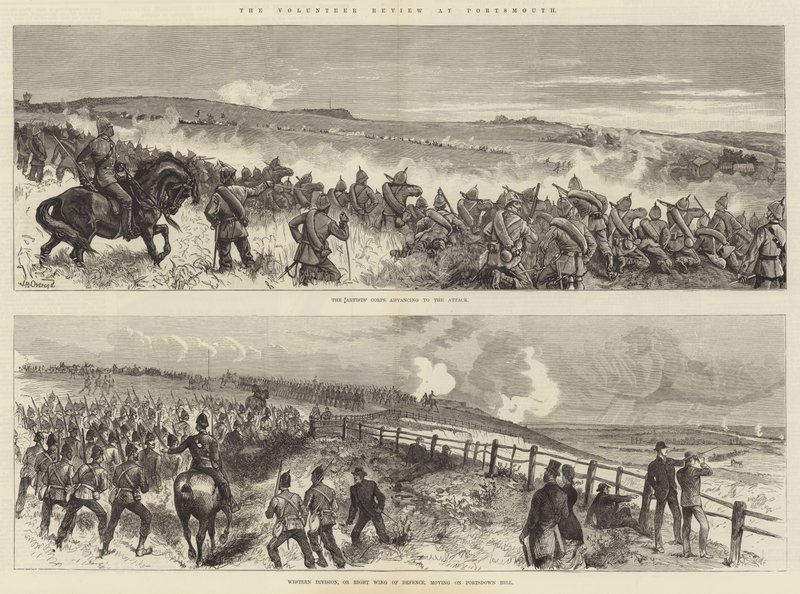 The Volunteer Review v Portsmouthu od William Heysham Overend