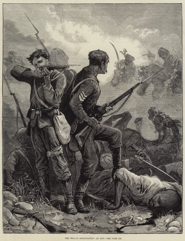 Válka v Afghánistánu, v Bay od William Heysham Overend
