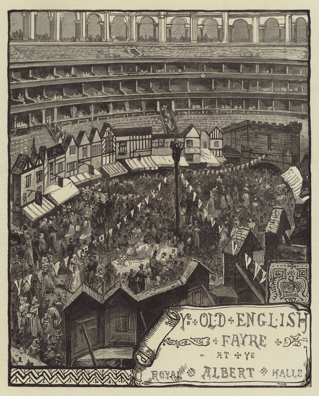 Ye Old English Fayre, v Royal Albert Hall od William Heysham Overend