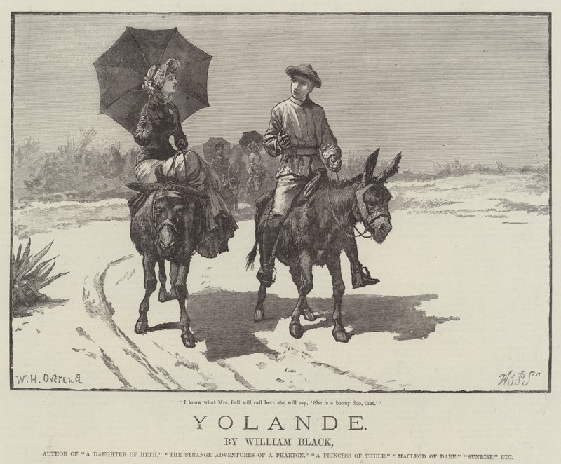 Yolande, od Williama Blacka od William Heysham Overend