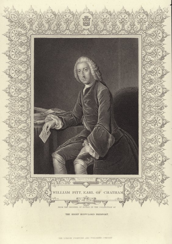 Portrét Williama Pitta staršího od William Hoare