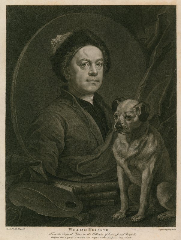 Autoportrét Williama Hogartha od William Hogarth