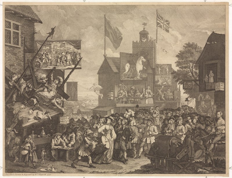 Southwark Fair od William Hogarth