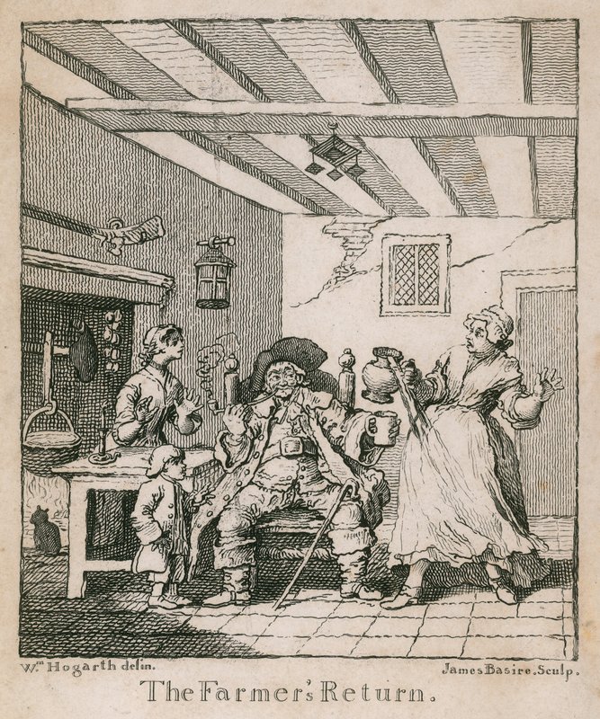 Farmářův návrat od William Hogarth