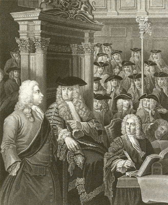 Dolní sněmovna od William Hogarth