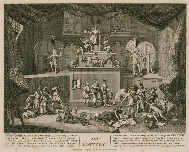 Loterie od William Hogarth