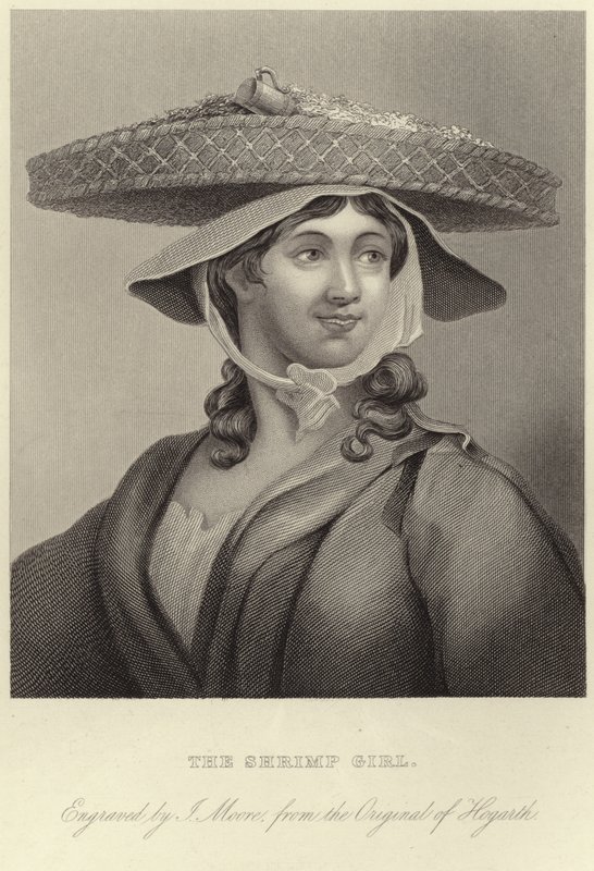 Krevetová dívka od William Hogarth