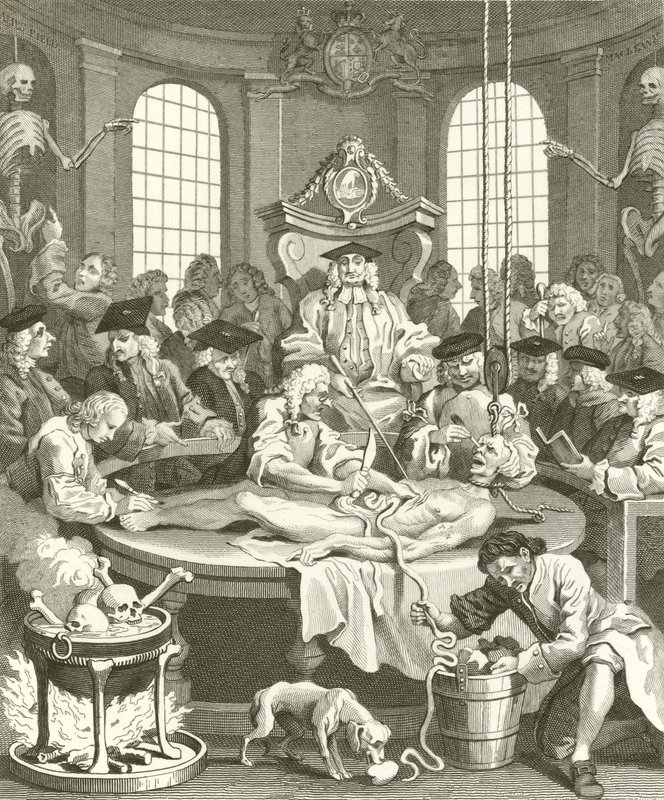 Čtyři fáze krutosti od William Hogarth