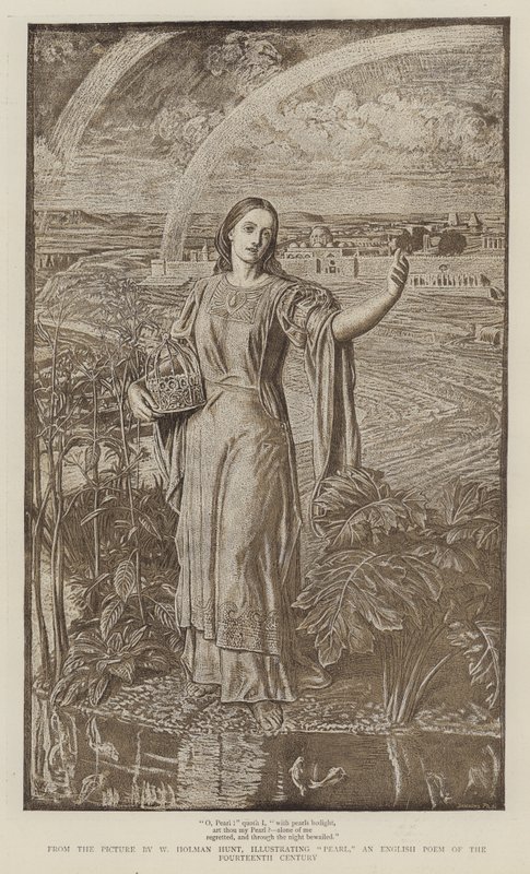 Perla, anglická báseň 14. století od William Holman Hunt