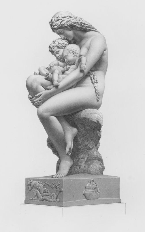 The First Cradle, vyryl W Rolfe ze skupiny od A H Derby (rytina) od William John Roffe