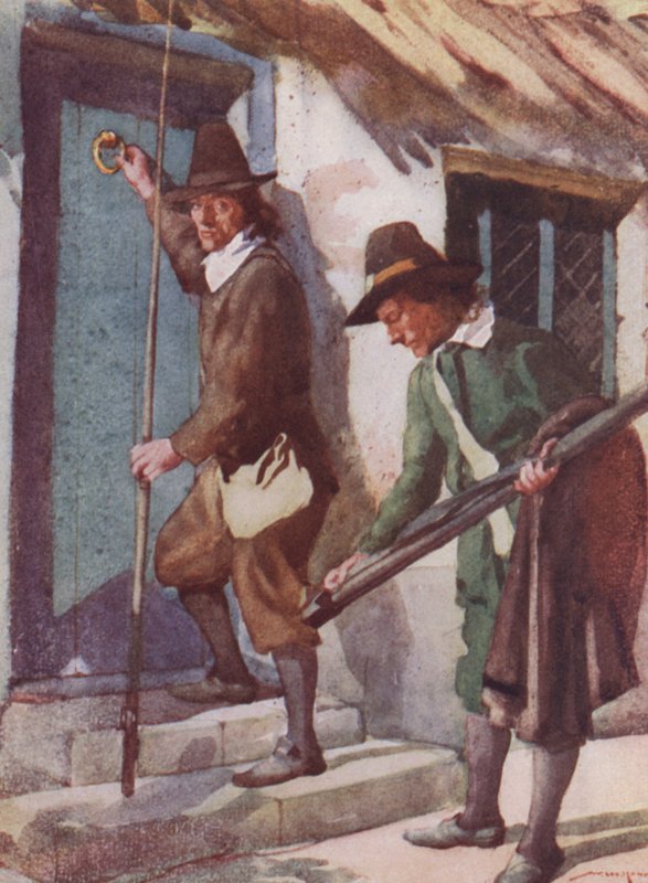 Ilustrace pro The Compleat Angler od Izaaka Waltona (barevné lito) od William Lee Hankey