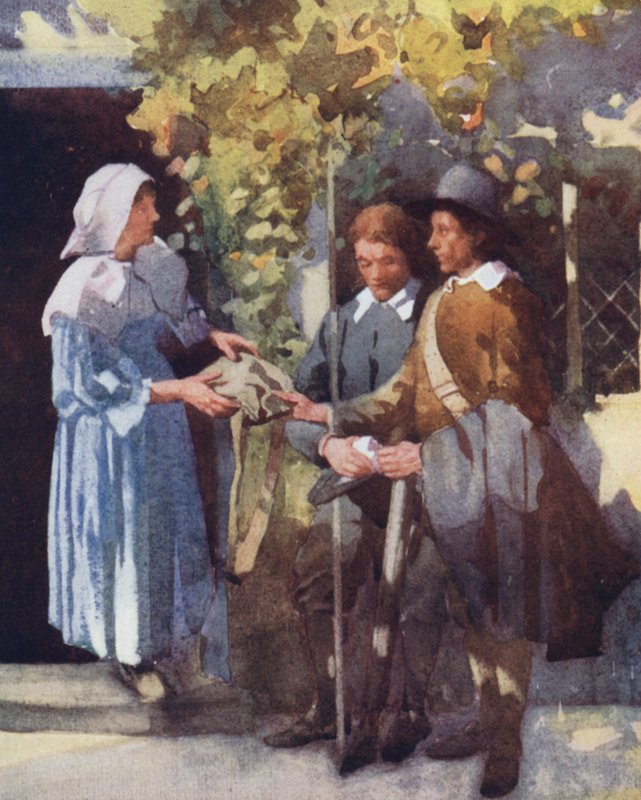 Ilustrace pro The Compleat Angler od Izaaka Waltona (barevné lito) od William Lee Hankey