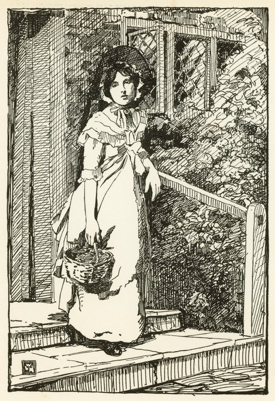 Ilustrace pro The Deserted Village od Olivera Goldsmitha (barevné lito) od William Lee Hankey