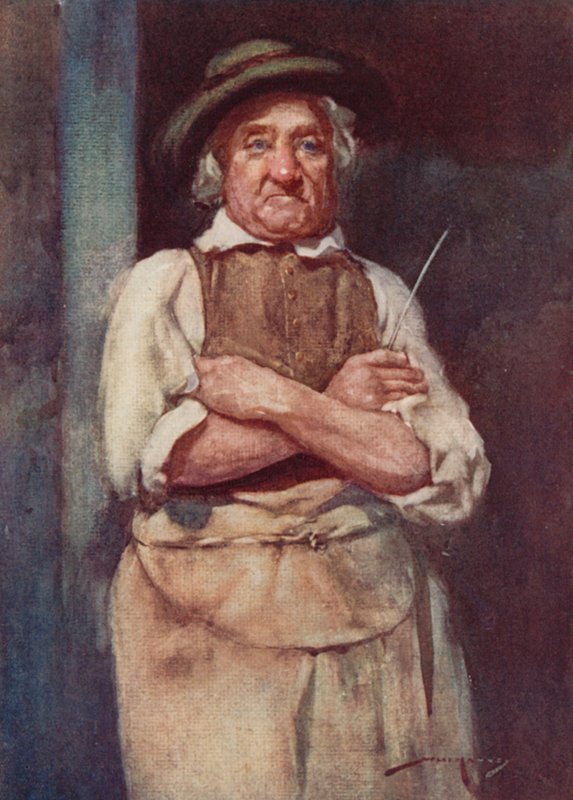 Ilustrace pro The Deserted Village od Olivera Goldsmitha (barevné lito) od William Lee Hankey
