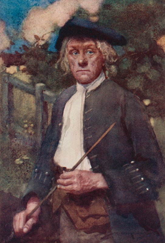 Ilustrace pro The Deserted Village od Olivera Goldsmitha (barevné lito) od William Lee Hankey