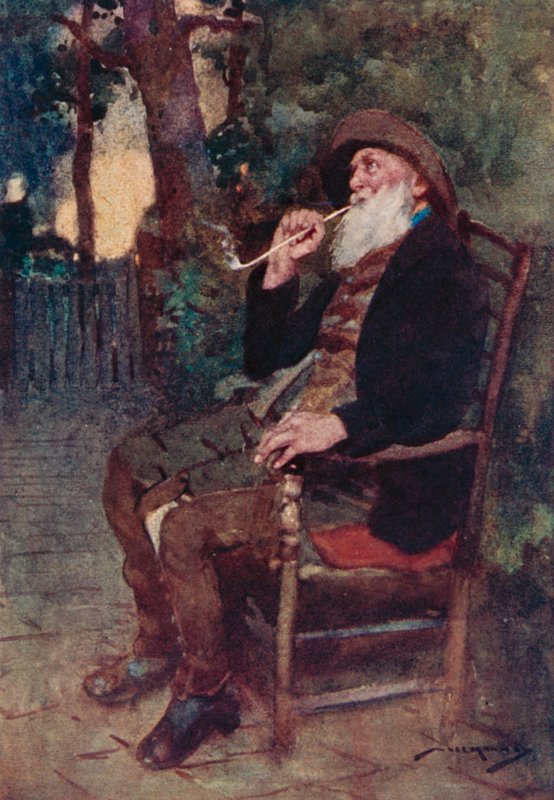 Ilustrace pro The Deserted Village od Olivera Goldsmitha (barevné lito) od William Lee Hankey