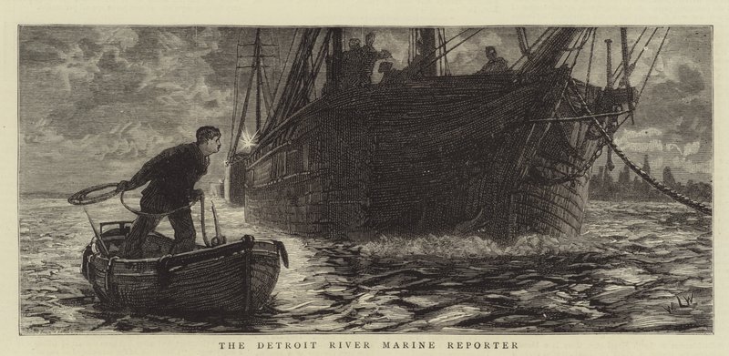 Detroit River Marine Reporter od William Lionel Wyllie