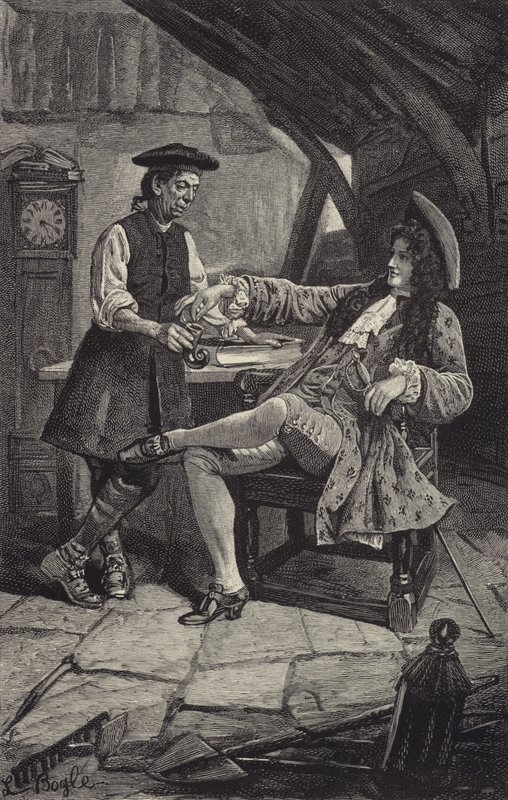 Frank v domku Andrew Fairservices od William Lockhart Bogle
