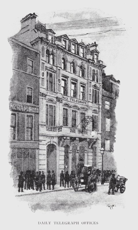Denní telegrafní úřady (litho) od William Luker