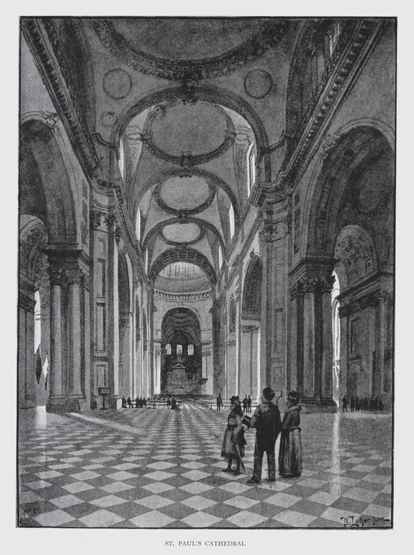 Katedrála svatého Pavla (litho) od William Luker