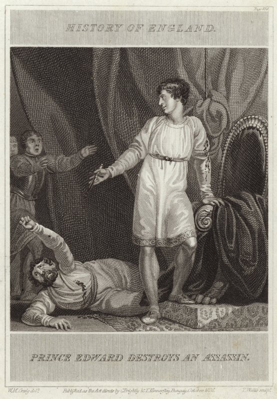 Princ Edward zničí vraha od William Marshall Craig