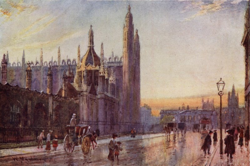 Brána a kaple Kings College, Twilight Effect od William Matthison