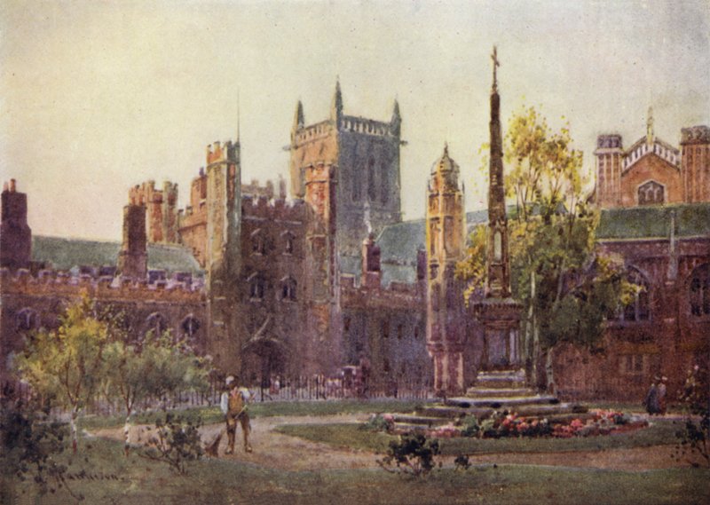 Brána a věž St Johns College od William Matthison