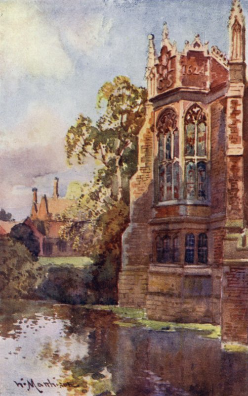 Okno knihovny, St Johns College, z Mostu vzdechů od William Matthison