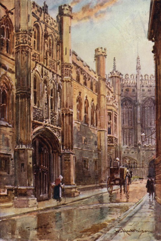 Stará brána Kings College od William Matthison