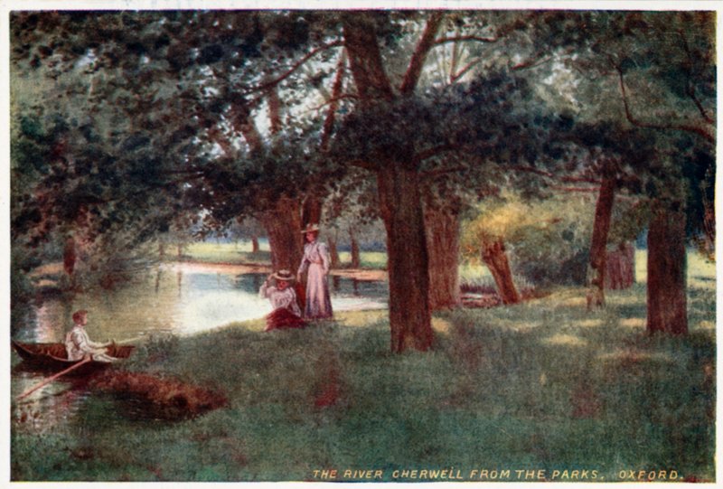 Řeka Cherwell, z parků, Oxford od William Matthison