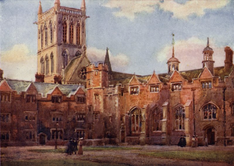 Druhý dvůr St Johns College od William Matthison