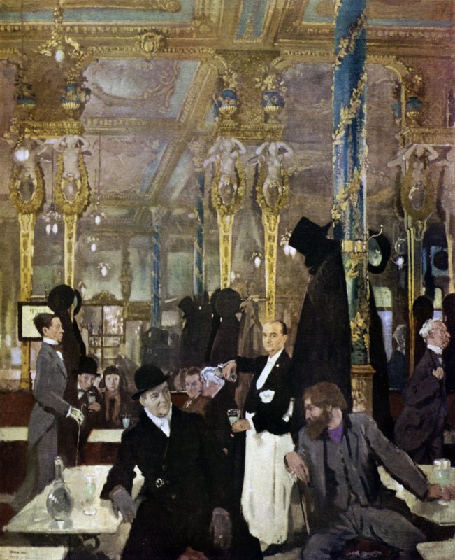 The Cafe Royal, Londýn, 1912 od William Orpen