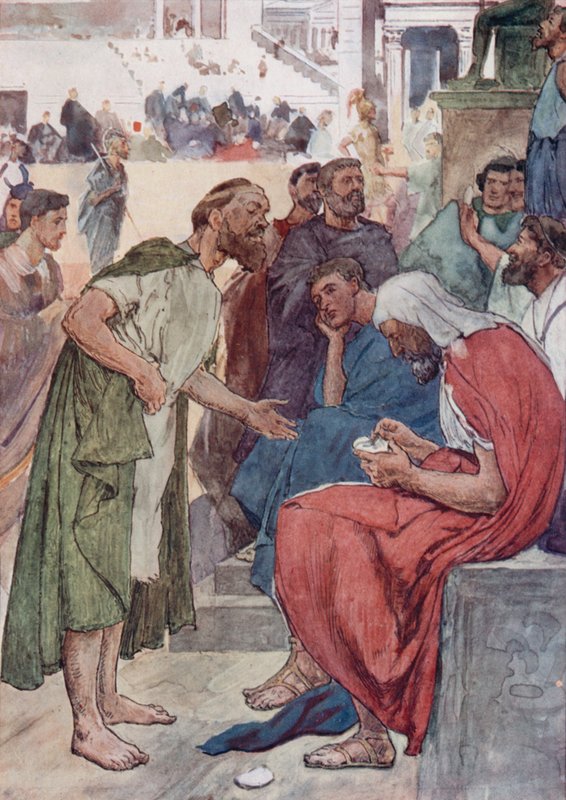 Aristides a občan (barva lito) od William Rainey