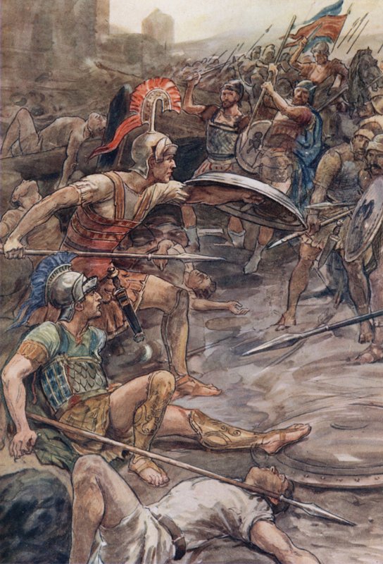 Epaminondas brání Pelopida od William Rainey