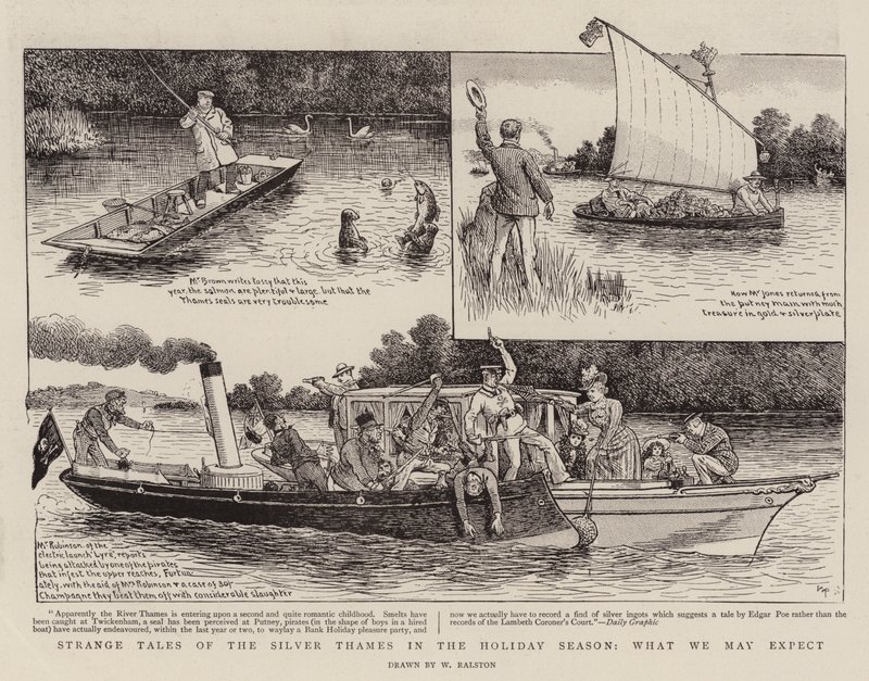 Strange Tales of the Silver Thames in the Holiday Season, co můžeme očekávat od William Ralston