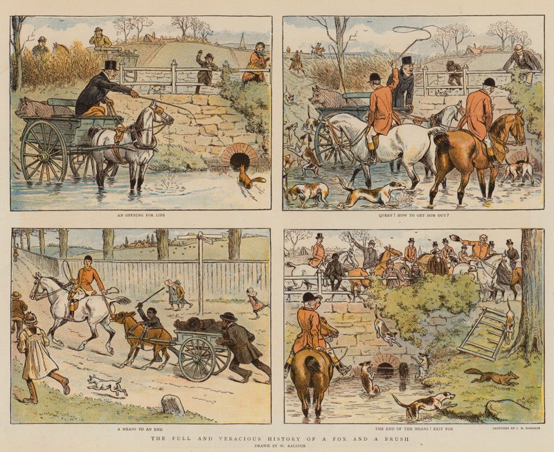 Úplná a pravdivá historie lišky a štětce (chromolitho) od William Ralston