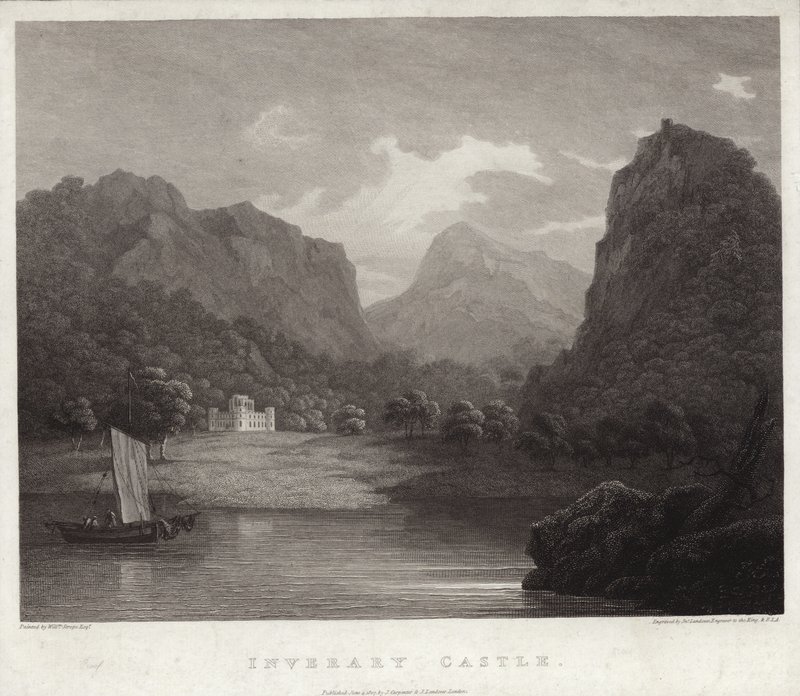 Hrad Inveraray od William Scrope
