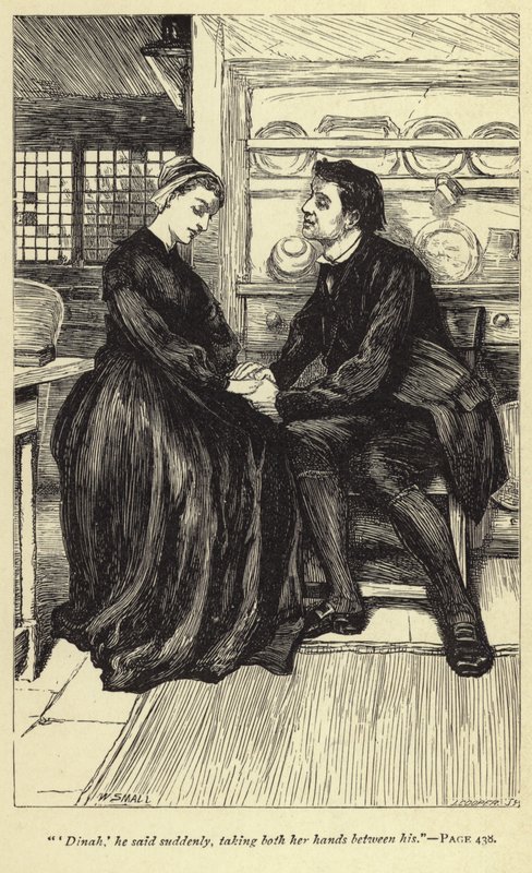 "Dinah," řekl náhle a vzal obě její ruce do svých od William Small