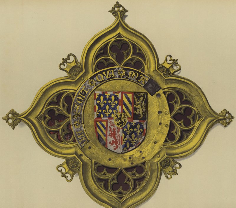 Karel Smělý, vévoda z Burgundska, c 1469-1476-7 (chromolitho) od William St John Hope