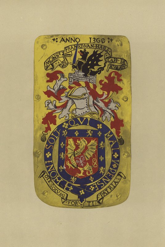 Sir Frank van Hale, c 1359-c 1376 (chromolitho) od William St John Hope