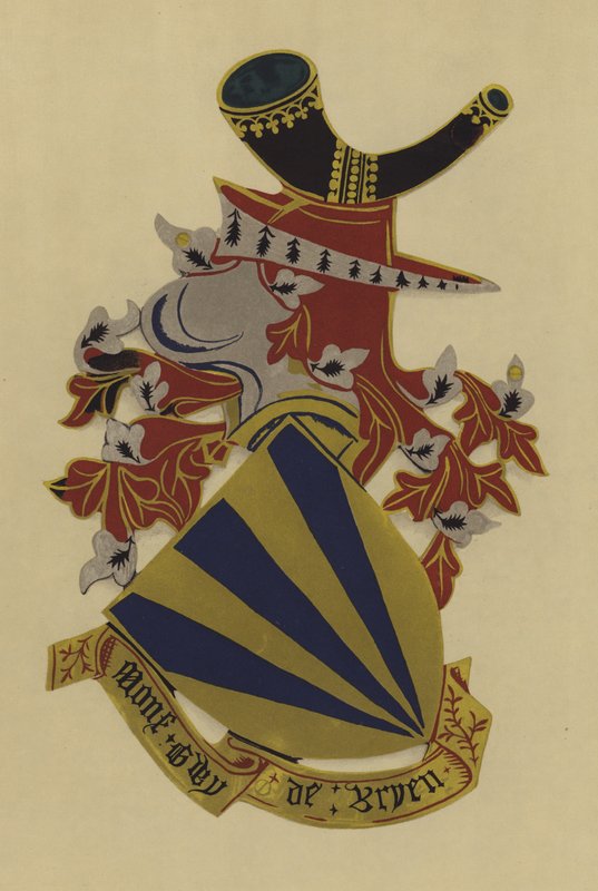 Sir Guy de Bryen, lord Bryen, 1370-1390 (chromolitho) od William St John Hope