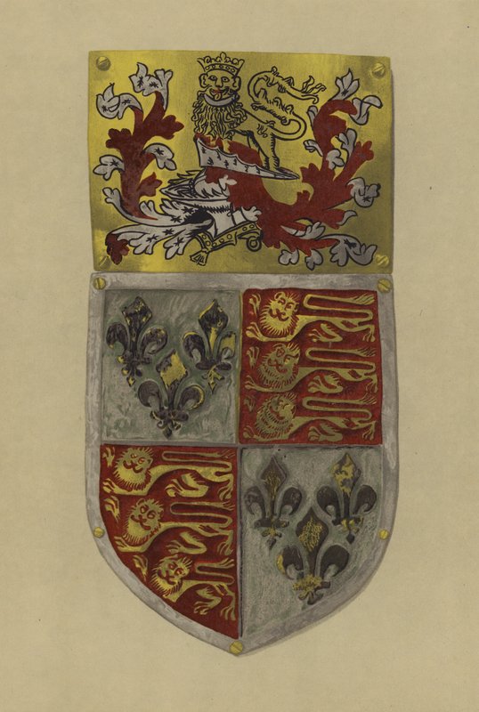 Sir Henry Stafford, vévoda z Buckinghamu, 1474-1483 (chromolitho) od William St John Hope