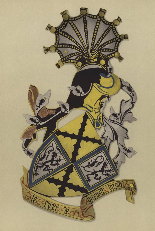 Sir Hugh Burnell, lord Burnell, 1406-1420 (chromolitho) od William St John Hope