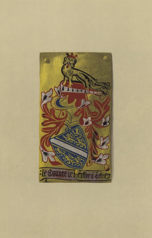 Sir Humphrey de Bohun, hrabě z Hereford, Essex a Northampton, 1365-1372-3 (chromolitho) od William St John Hope