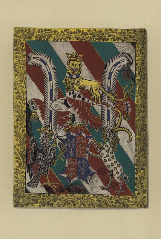 Sir John Beaufort, hrabě z Kendal a hrabě a vévoda ze Somersetu, c 1440-1444 (chromolitho) od William St John Hope