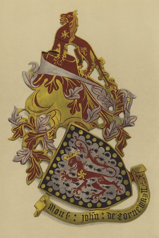 Sir John Cornwall, lord Fanhope, 1409-10-1443 (chromolitho) od William St John Hope