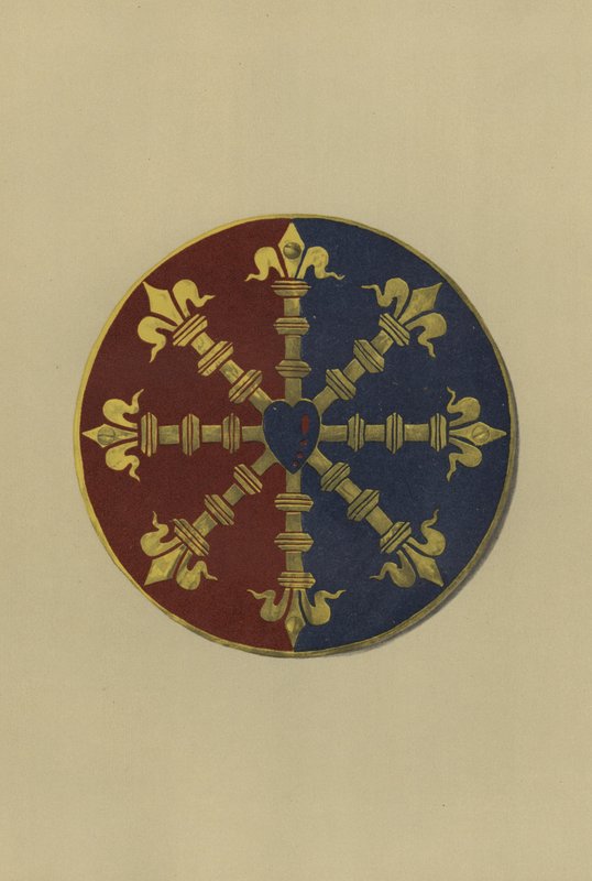 Sir Ralph Bassett, lord Bassett z Draytonu, 1368-1390 (chromolitho) od William St John Hope